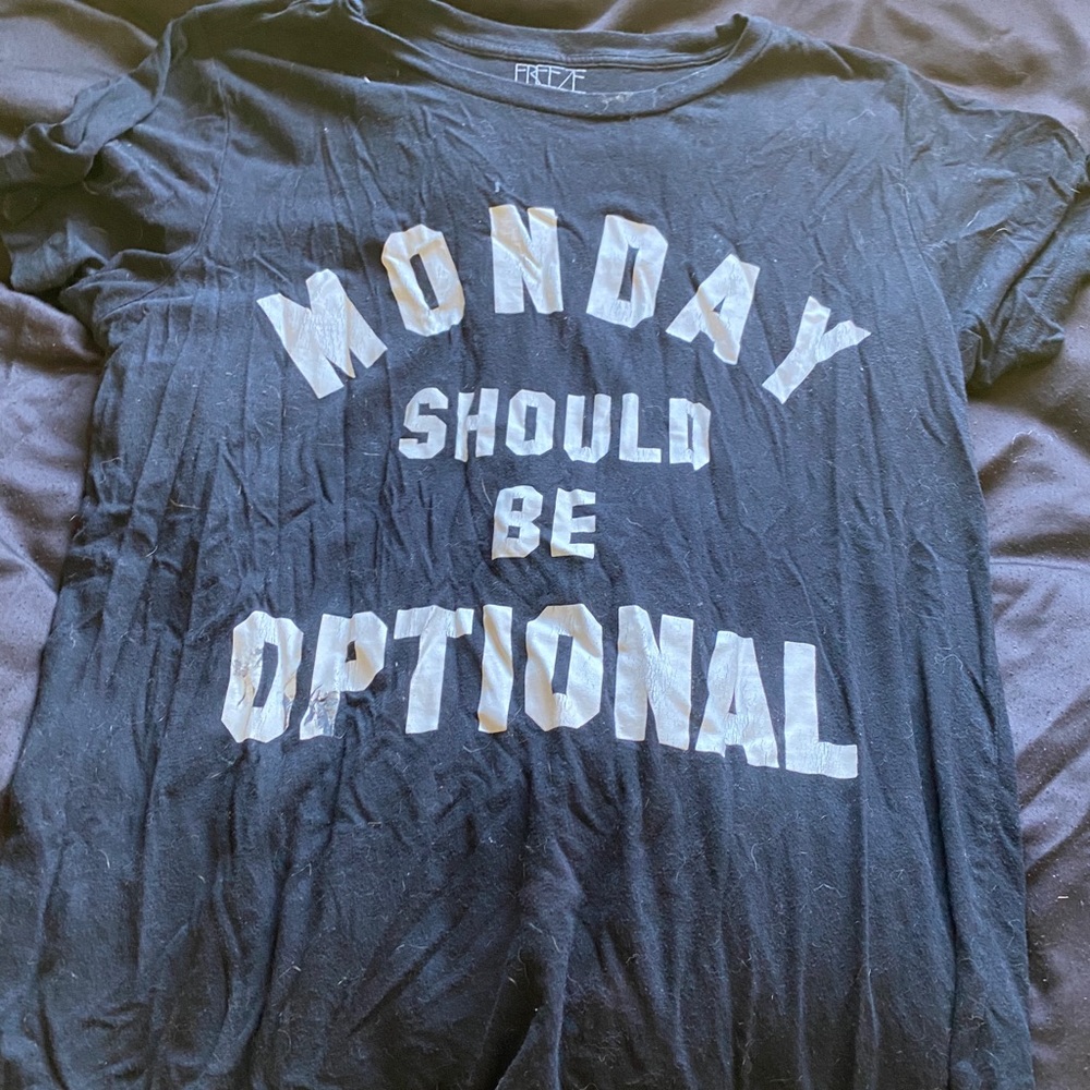 Black Quoted T-Shirt